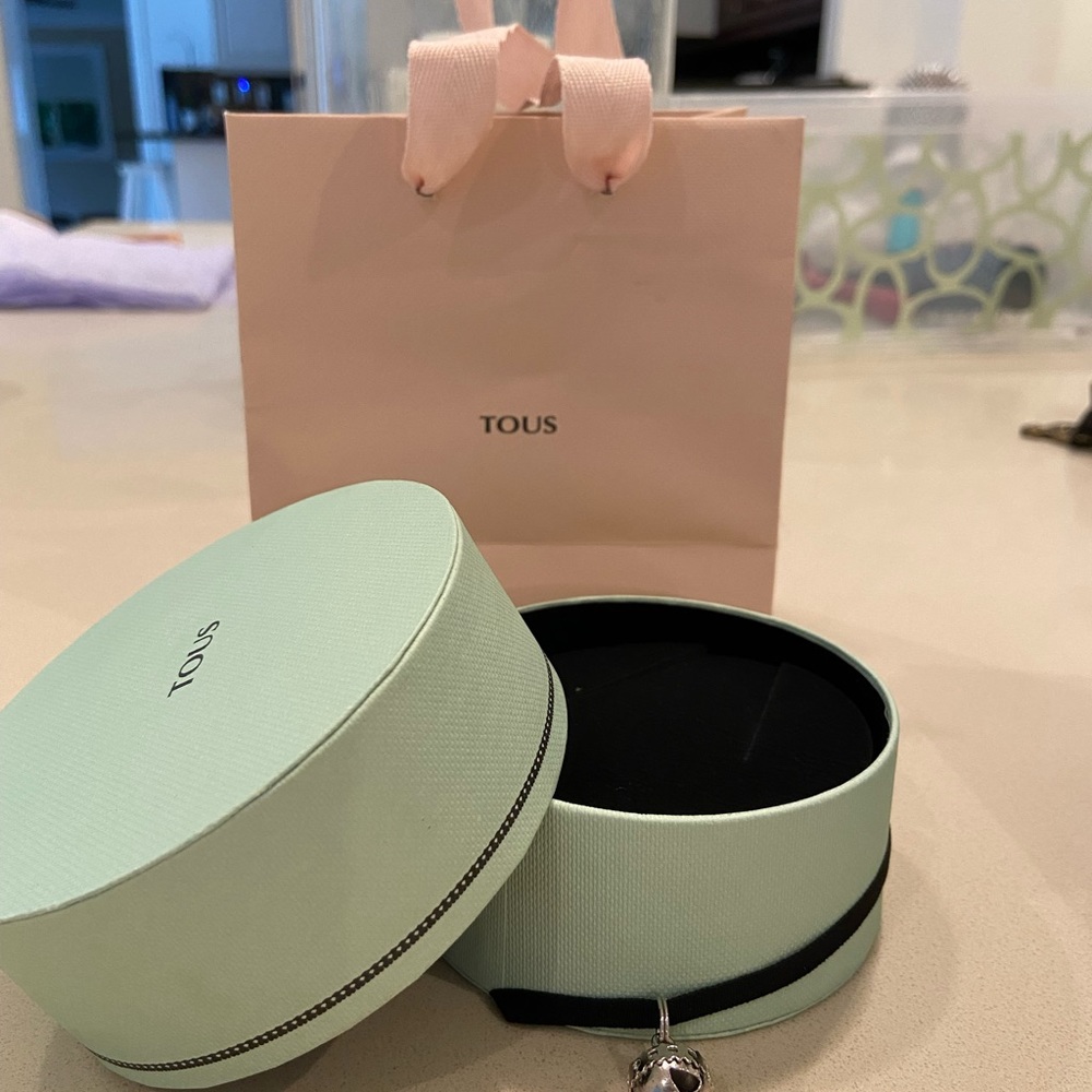 Authentic TOUS jewelry gift box and bag